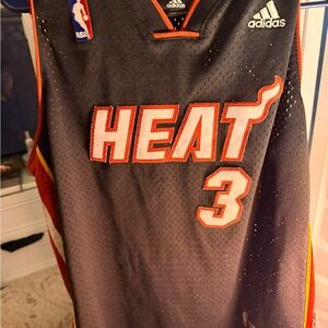 Adidas Black and Orange NBA Jersey
